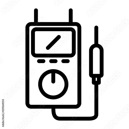 Voltmeter Vector Design Icon Style