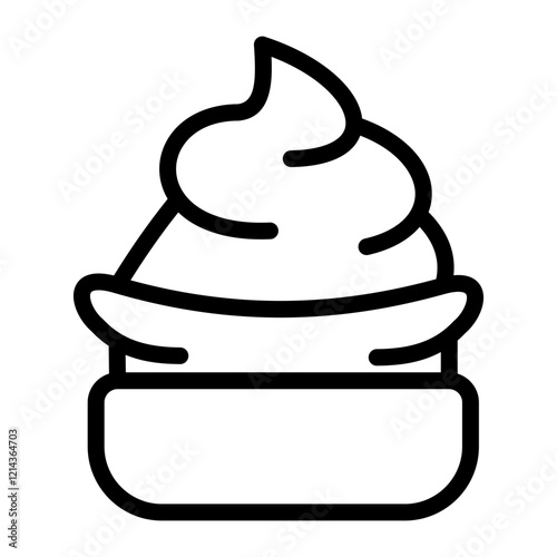 Barber Foam Vector Design Icon Style