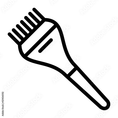 Hair Dye Brush Vector Design Icon Style