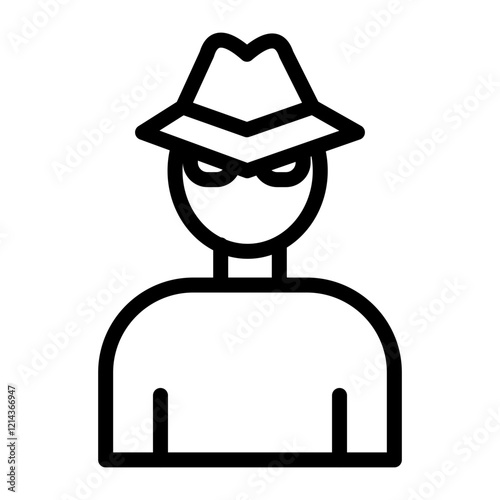 Hacker Vector Design Icon Style