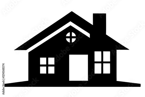 home icon, real estate symbol, house, or building icon