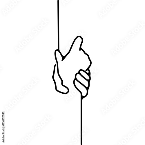 Icon of two hands reaching for each other.connection. Support, unity, compassion, human connection, helping hand, solidarity, care, reaching out. mental health campaigns, community support, social c

