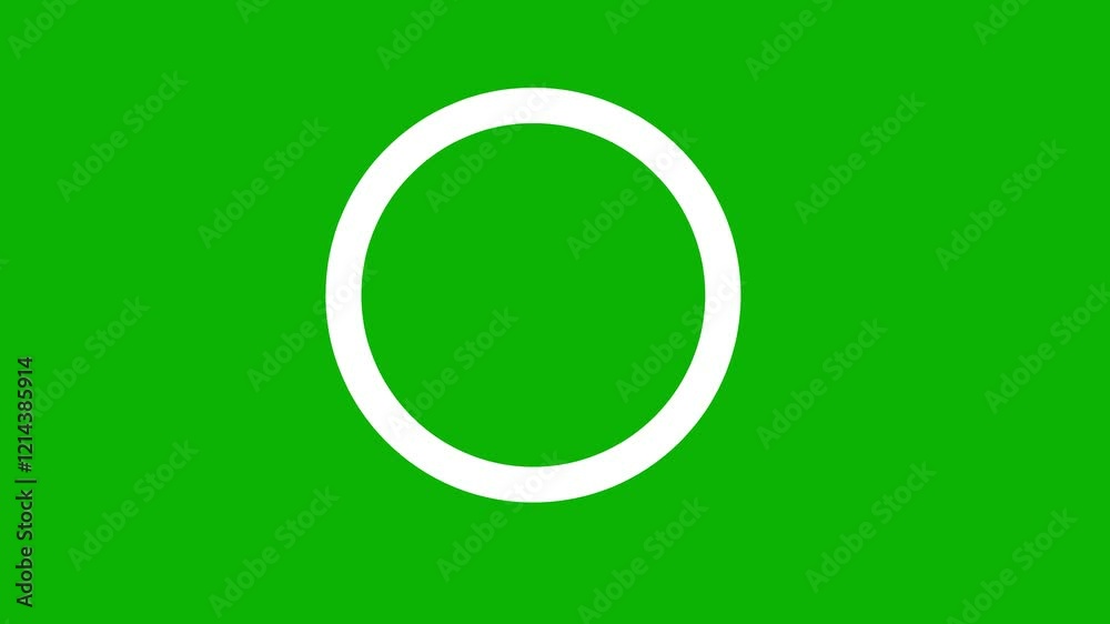 Loading circle two color Animation. Download Progress, Preloaded Interface Buffering. green screen background 4k video. Loading circle two color Animation. Download Progress, Preloaded Interface Buffering. green screen background 4k video.