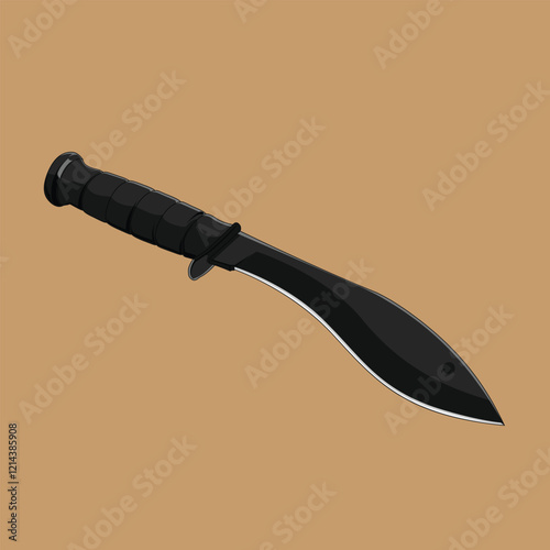 Survival Tool Knife vector Illustration 