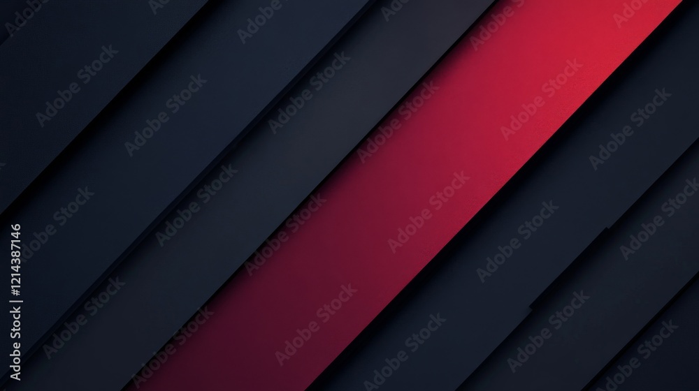 Obraz premium Abstract Diagonal Lines Red Black Geometric Background