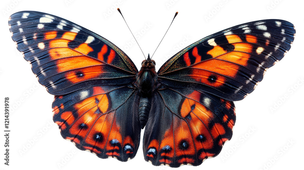 Naklejka premium butterfly isolated on white background