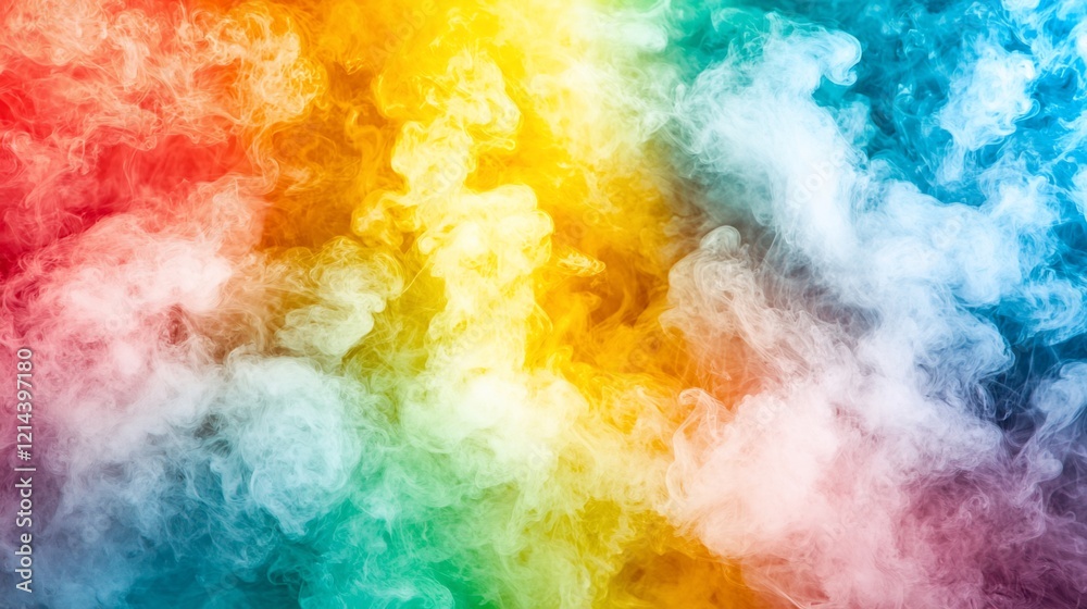 Abstract colorful smoke swirls. Abstract colorful smoke swirls.