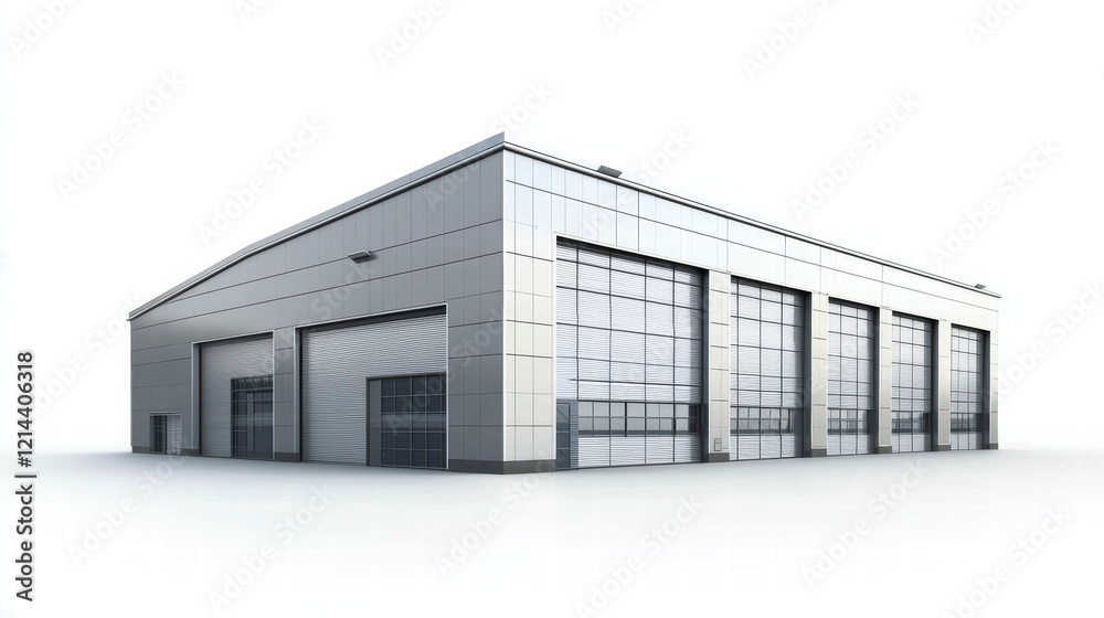 Obraz premium Modern Industrial Building