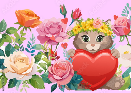  My lovely cat and a wonderful day