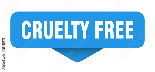 cruelty free sticker. cruelty free sign on transparent background