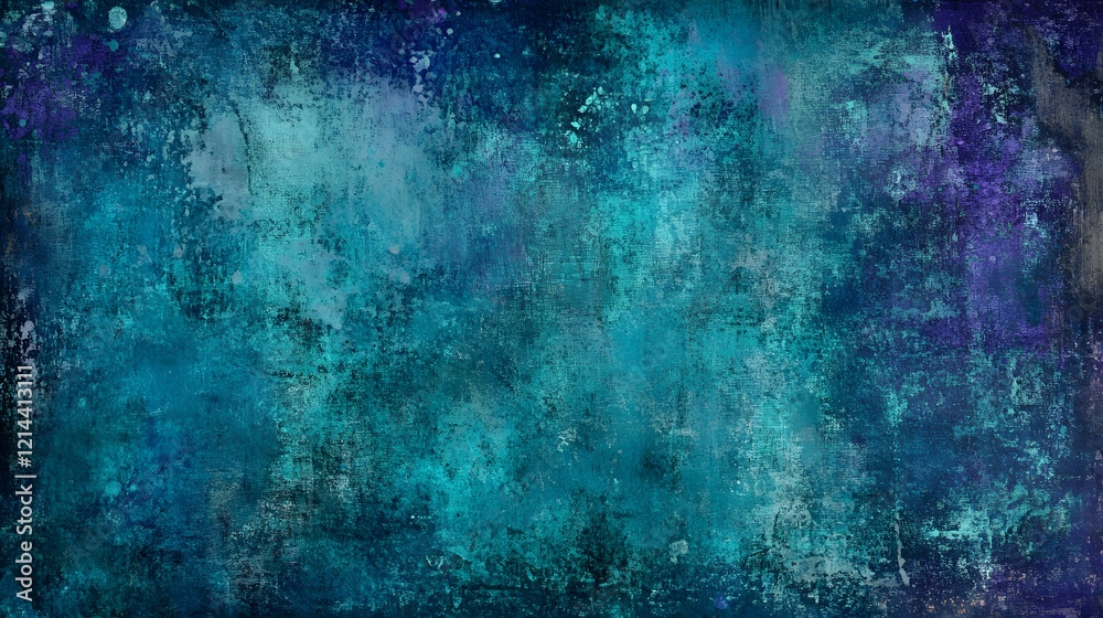 Obraz premium Teal Blue Abstract Texture Background