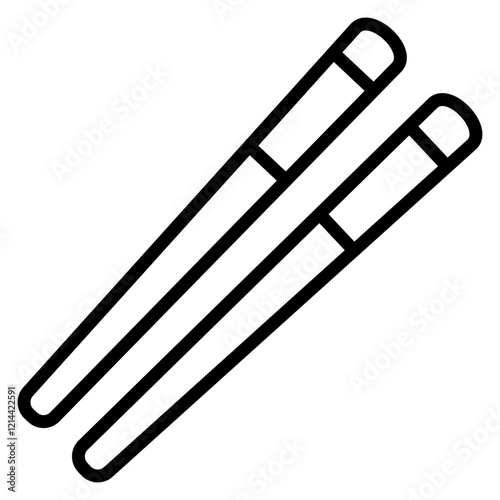 Chopsticks  Icon Element For Design Graphic