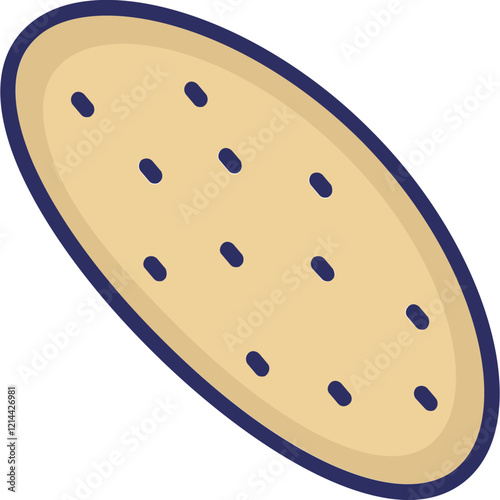 Potato  Vector Icon Set with Transparent Background