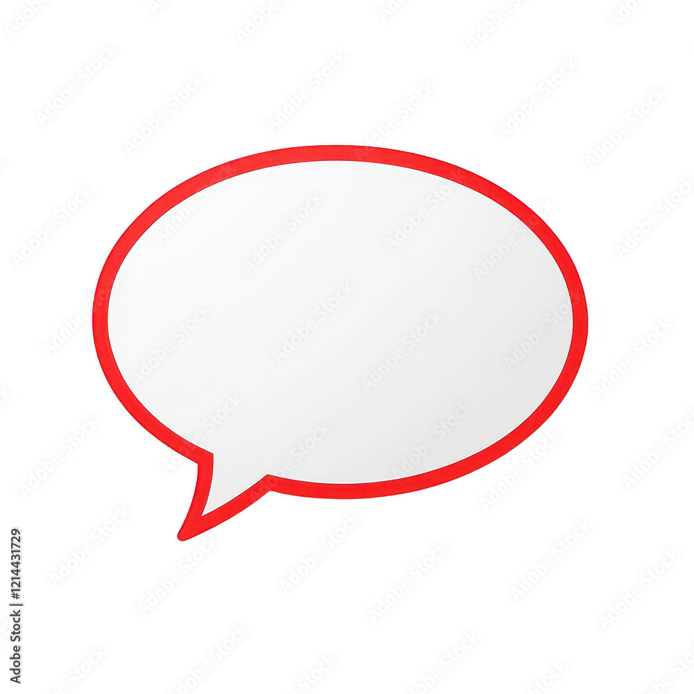 Empty speech bubble icon for conveying thoughts, dialogue, or messages visually., isolated on a transparent background. Empty speech bubble icon for conveying thoughts, dialogue, or messages visually., isolated on a transparent background.