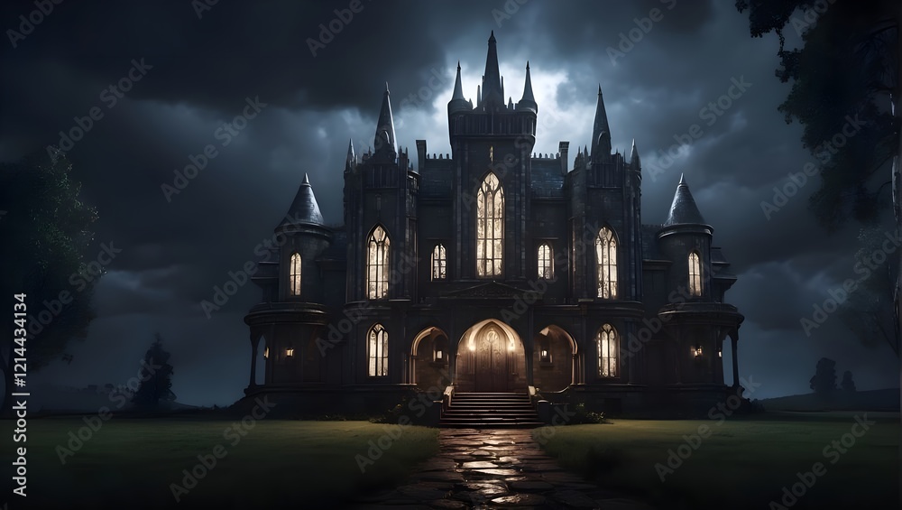 Obraz premium church in the night