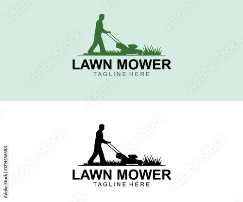 Illustration graphic vector of lawn care, landscape services, grass concept logo design template