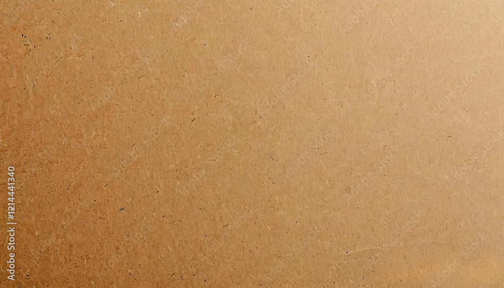 The simple brown cardboard surface has a smooth, natural texture. The simple brown cardboard surface has a smooth, natural texture.