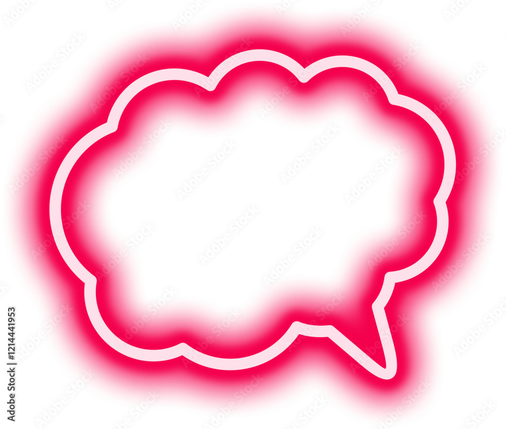 Neon Speech Bubble Neon Speech Bubble