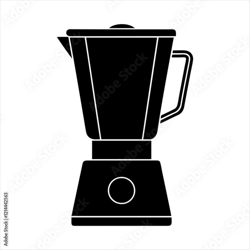 Blender vector silhouette illustration design