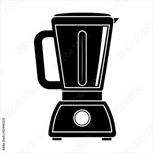 Blender vector silhouette illustration design
