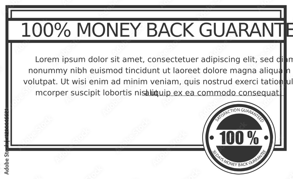 Obraz premium Guarantee Certificate