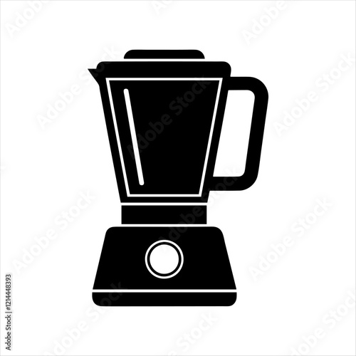 Blender vector silhouette illustration design