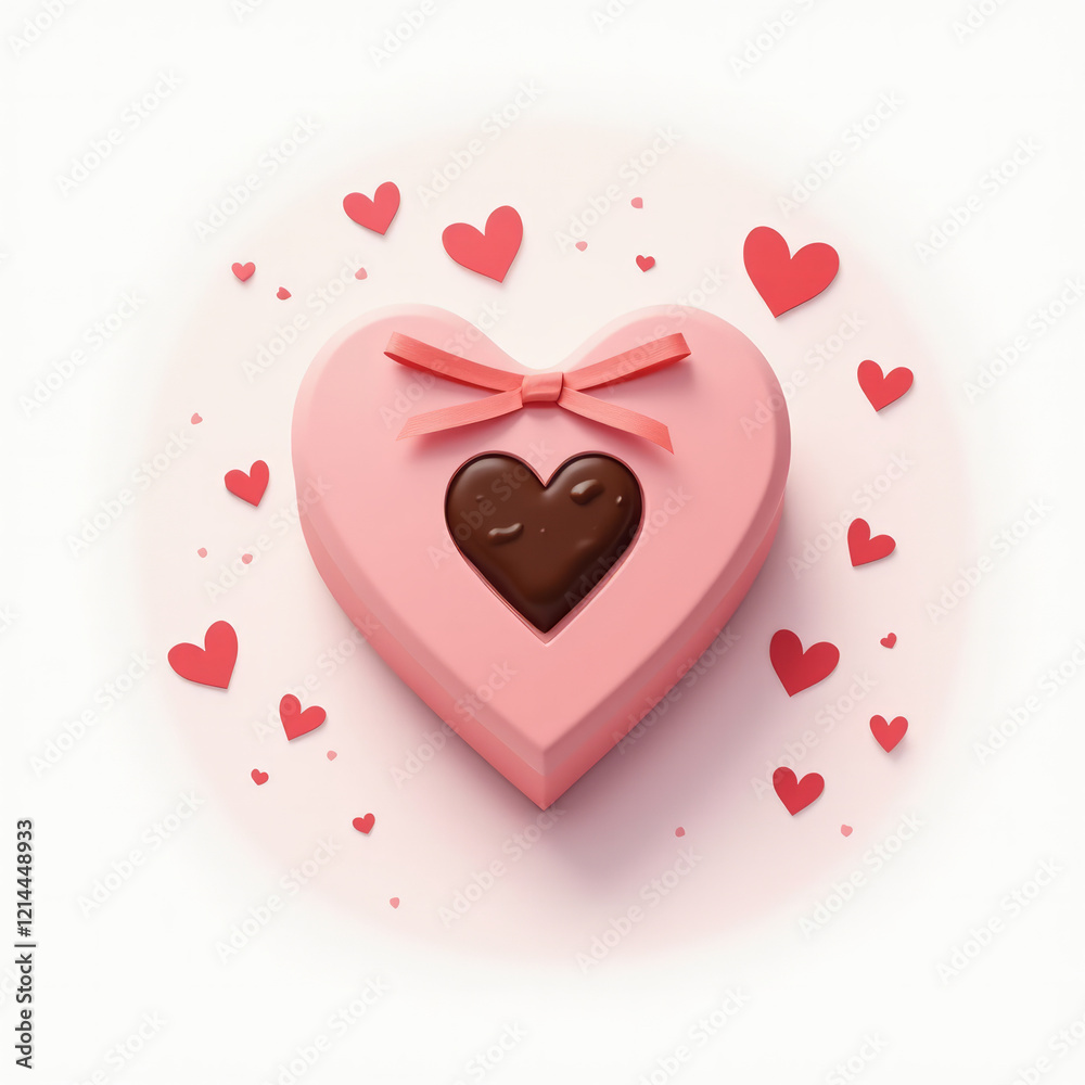 Clean Flat-Style Valentine’s Chocolate Box – A clean flat-style Valentine’s chocolate box, isolated on a white background. Clean Flat-Style Valentine’s Chocolate Box – A clean flat-style Valentine’s chocolate box, isolated on a white background.