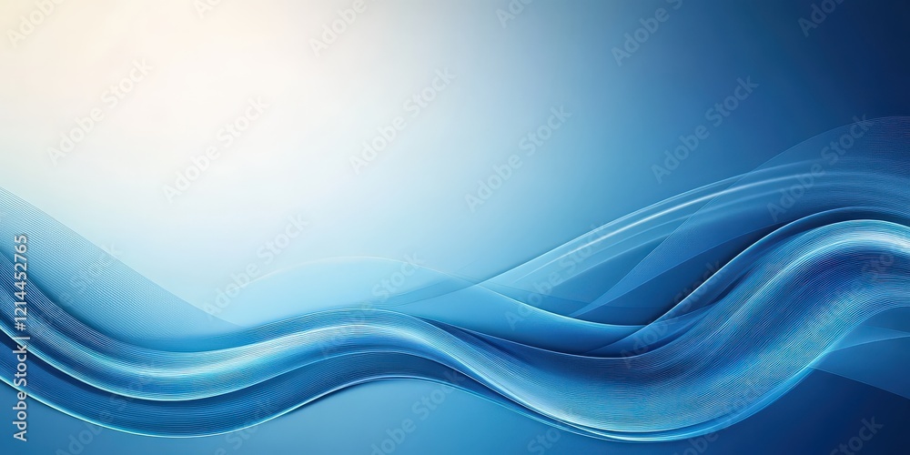Abstract Blue Wave Background: Smooth, Elegant Curves for Design Projects. Abstract Blue Wave Background: Smooth, Elegant Curves for Design Projects.