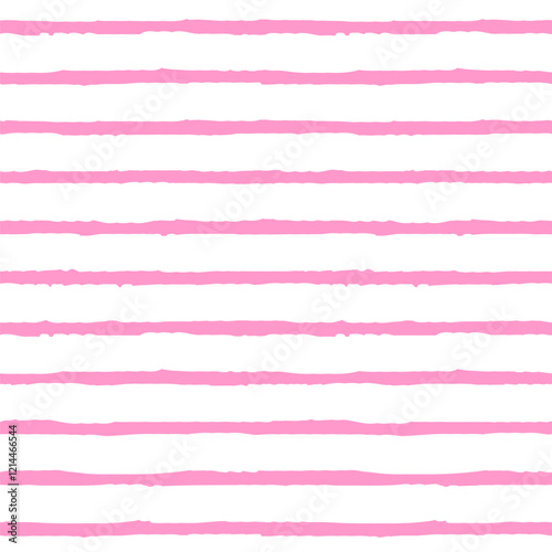 Vector seamless pattern. Colorful horizontal stripes with fuzzy edges