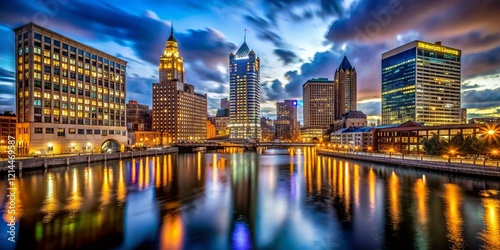 Milwaukee Skyline Night Photography - Stunning Cityscape at Dusk