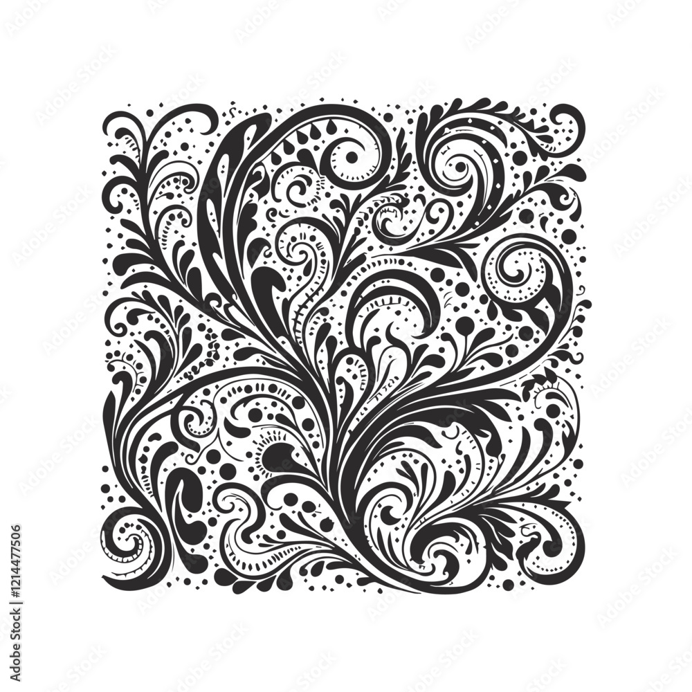 Obraz premium abstract floral Vector Design Template Illustration background
