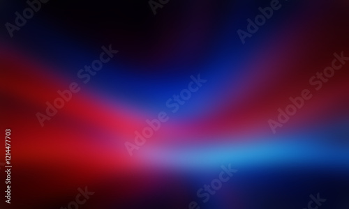Blurred high-speed effect motion blur with night lights of blue and red. Abstract glowing lines swiftly moving, creating dynamic visual patterns, illuminating dark surroundings, blending seamlessly in