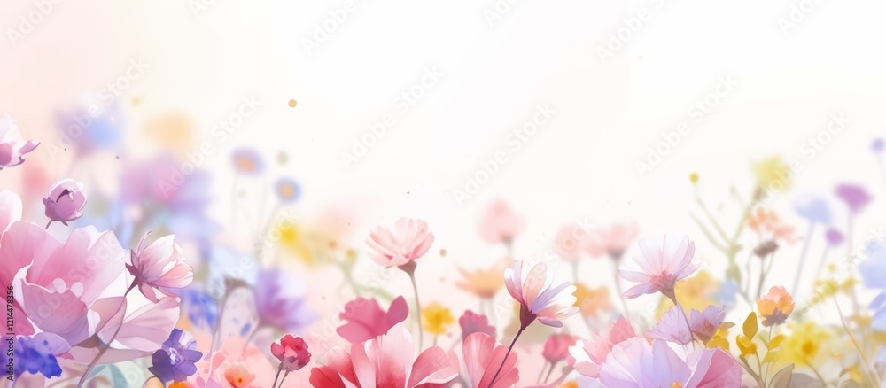 ilustación de flores pintadas en acuarela. tarjeta. ilustación de flores pintadas en acuarela. tarjeta.