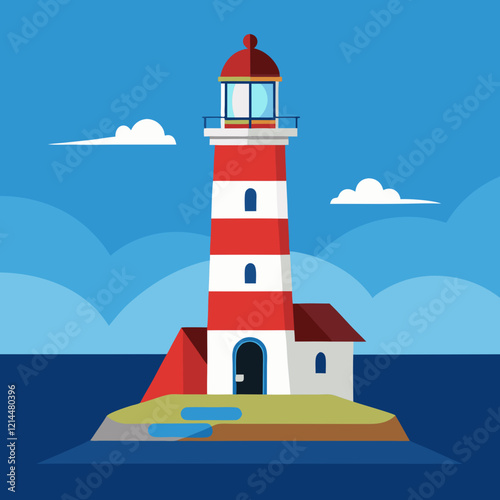 lighthouse on the island