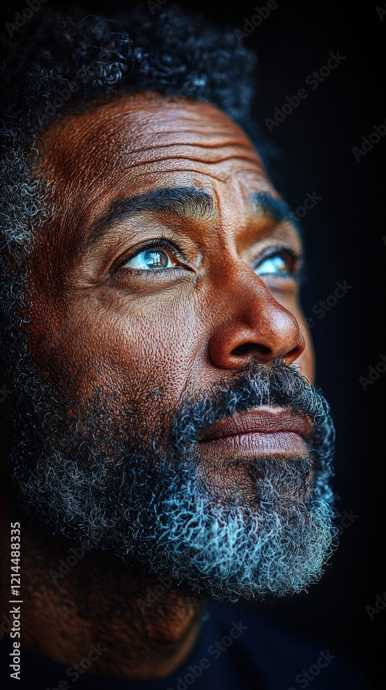 Introspective Portrait of a Mature Man Introspective Portrait of a Mature Man
