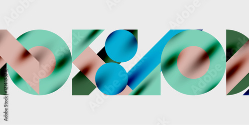 Vibrant abstract background circles with smooth gradients, creating a dynamic and modern design. Ideal for creative, tech, or contemporary-themed projects