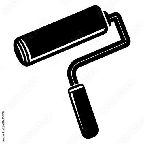 paint roller isolated on white background