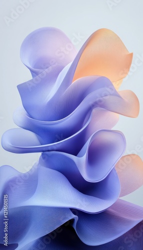 Abstract blue waves flowing seamlessly across a dark background. Perfect for technology, data, or digital concepts.