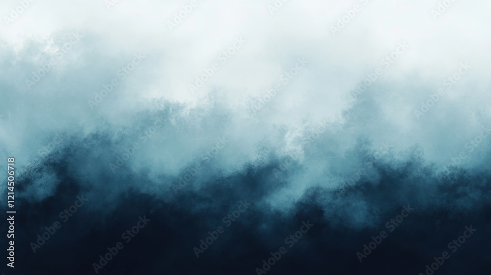 Fototapeta premium Gentle Gradient Tones Over Mountain Peaks at Sunrise 