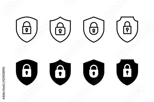Security icon vector isolated on white background. protection icon. privacy. vpn