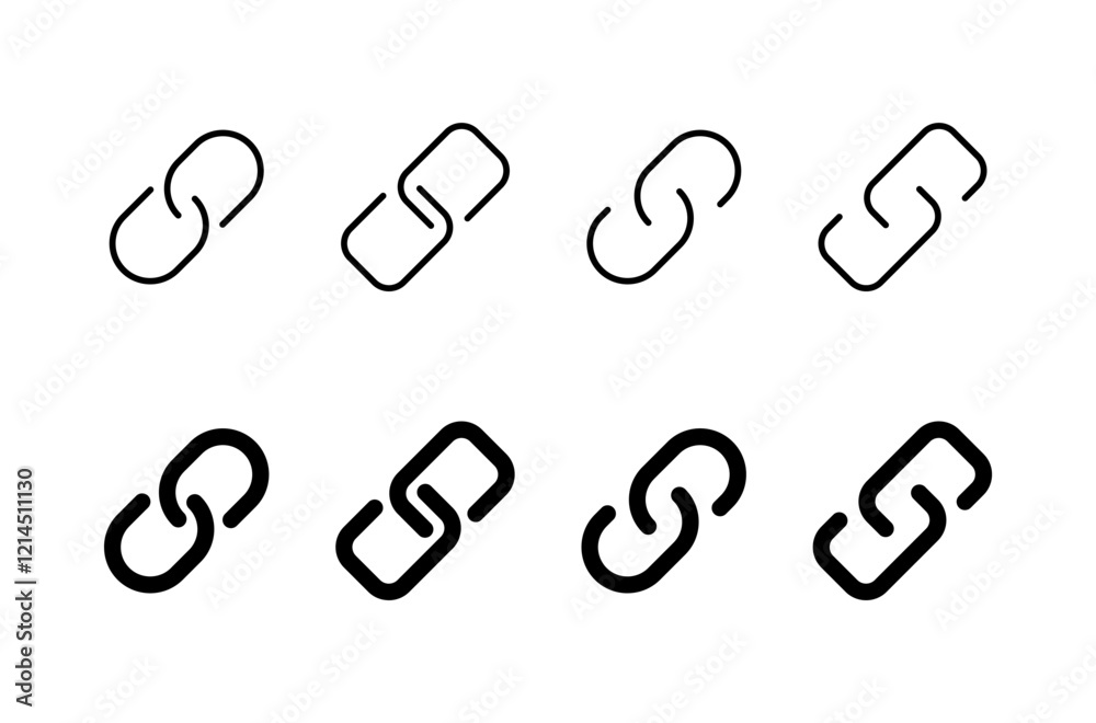External link symbol icon vector. Link icon isolated on white background. Link vector icon. Hyperlink chain symbol External link symbol icon vector. Link icon isolated on white background. Link vector icon. Hyperlink chain symbol