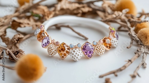 Captivating Statement Jewelry Showcasing Bold Designs with Vibrant Gemstones A Collection of Exquisite Handcrafted Pieces that Exude Luxury Elegance and Expression