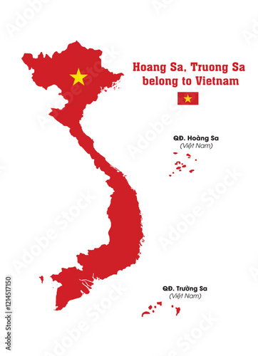 Hoang Sa and Truong Sa belong to Vietnam. Vietnam is a socialist country. photo