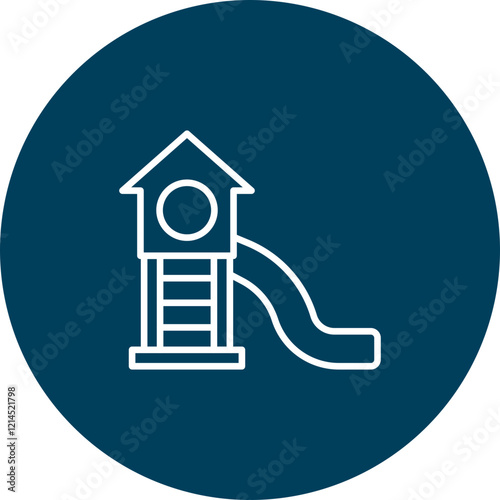 Play Ground Vector Icon Design