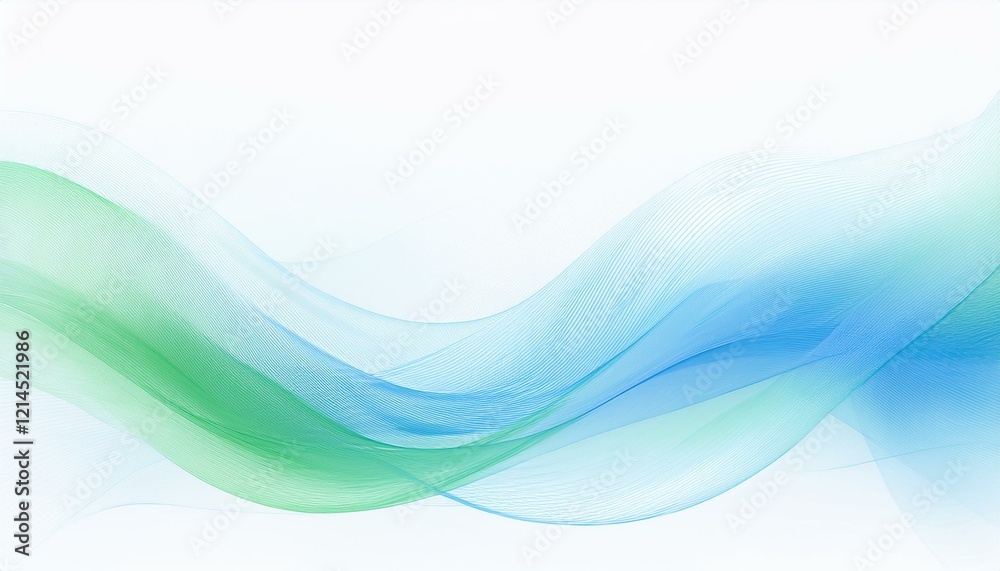 Obraz premium transparent wave flow on a white background graphic resource