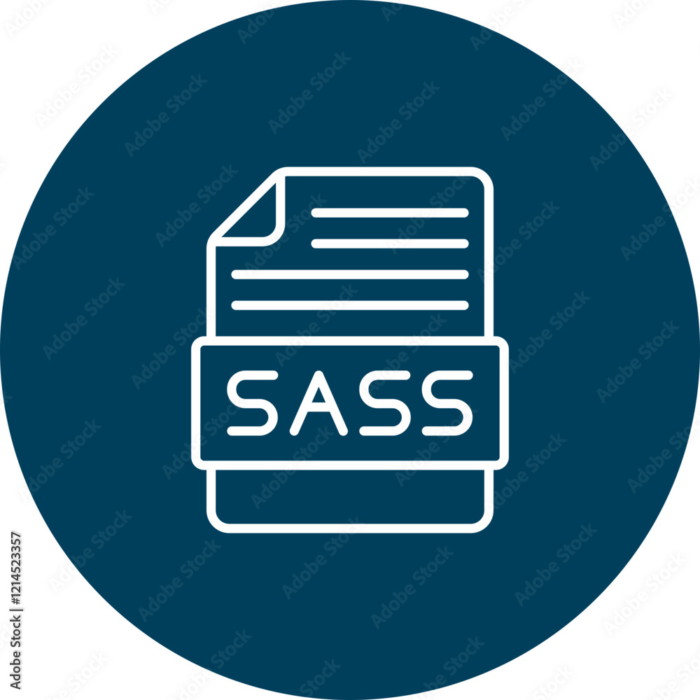 Sass Vector Icon Design Sass Vector Icon Design