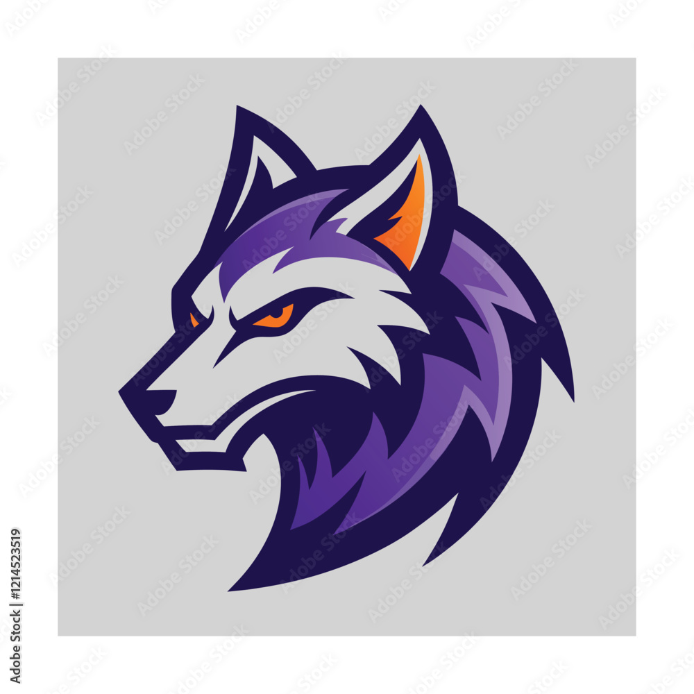 Obraz premium wolf head vector