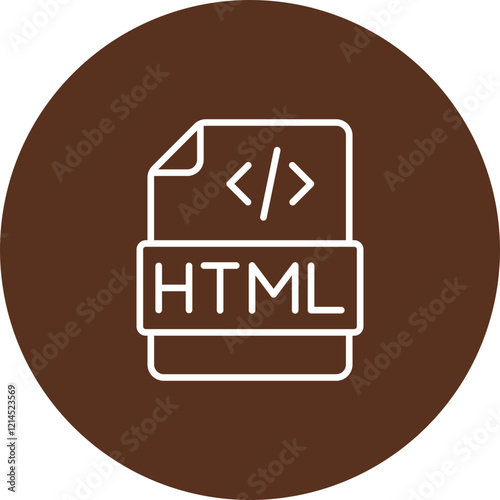 HTML Vector Icon Design