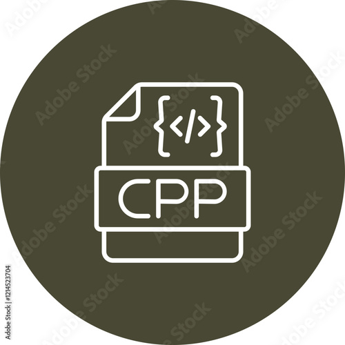 Cpp Vector Icon Design photo