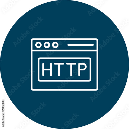 Http Vector Icon Design